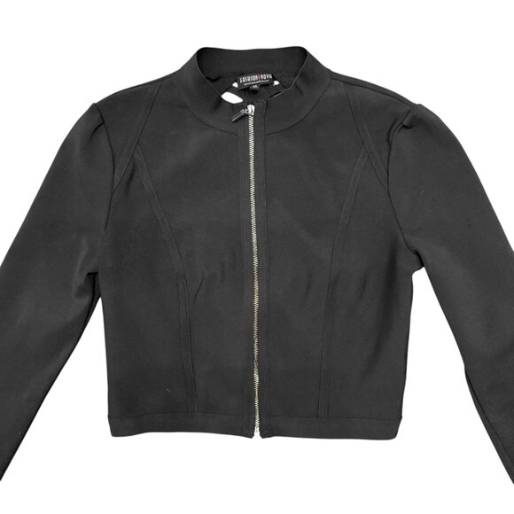 Fashion Nova Cropped Rolyn Bandage Jacket - Picture 6 of 9